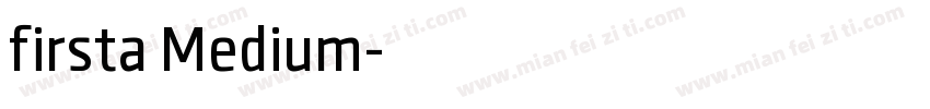 firsta Medium字体转换